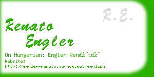 renato engler business card